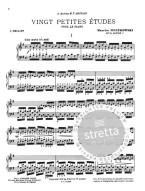 Moritz Moszkowski: 20 Petites Études pour piano, Op. 91, cahier 1 (noty na klavír)