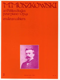 Moritz Moszkowski: 20 Petites Études pour piano, Op. 91, cahier 2 (noty na klavír)