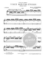 Moritz Moszkowski: 20 Petites Études pour piano, Op. 91, cahier 2 (noty na klavír)