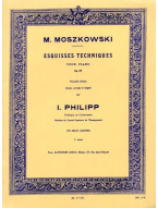 Moritz Moszkowski: Esquisses Techniques Op.97, Vol. 1  (noty na klavír)