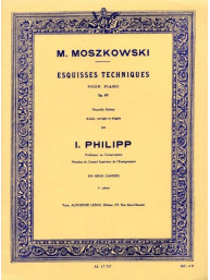 Moritz Moszkowski: Esquisses Techniques Op.97, Vol. 1  (noty na klavír)