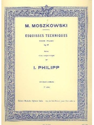 Moritz Moszkowski: Esquisses Techniques Op.97, Vol.2 (noty na klavír)