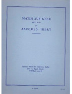 Jacques Ibert: Matin sur l'Eau (noty na klavír)