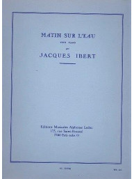 Jacques Ibert: Matin sur l'Eau (noty na klavír)