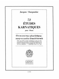 Jacques Charpentier: 72 Études Karnatiques Cycle 02 (noty na klavír)