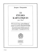 Jacques Charpentier: 73 Études Karnatiques Cycle 04 (noty na klavír)