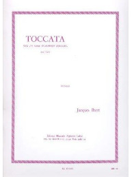 Jacques Ibert: Toccata Sur Le Nom d'Albert Roussel (noty na klavír)