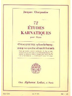 Jacques Charpentier: 74 Études Karnatiques Cycle 06 (noty na klavír)