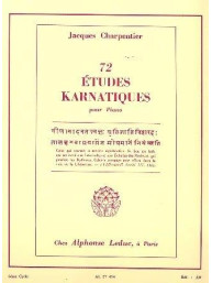 Jacques Charpentier: 74 Études Karnatiques Cycle 06 (noty na klavír)