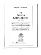 Jacques Charpentier: 75 Études Karnatiques Cycle 08 (noty na klavír)