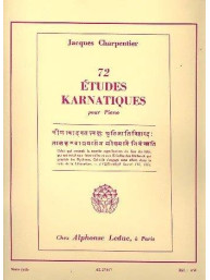 Jacques Charpentier: 75 Études Karnatiques Cycle 09 (noty na klavír)
