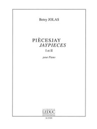 Betsy Jolas: PiecesJay Jaypieces I & II (noty na klavír)