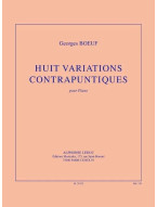 Georges Boeuf: Huit variations contrapuntiques (noty na klavír)
