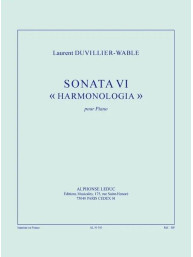 Laurent Duvillier-Wable: Sonata VI Harmonologia (noty na klavír)