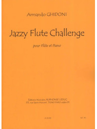 Armando Ghidoni: Jazzy Flute Challenge (noty na příčnou flétnu, klavír)