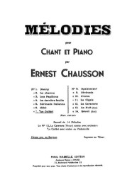 Ernest Chausson: Le Colibri (noty na klavír, zpěv)