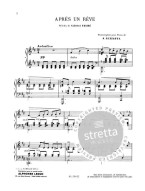 Gabriel Fauré: Apres Un Reve pour piano seul (noty na klavír)