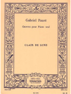 Gabriel Fauré: Clair De Lune Op.46 No.2 (noty na klavír)