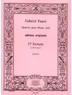 Gabriel Fauré: Nocturne N01 (noty na klavír)