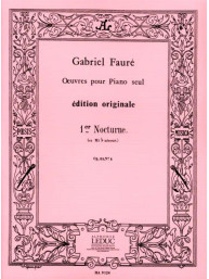 Gabriel Fauré: Nocturne N01 (noty na klavír)