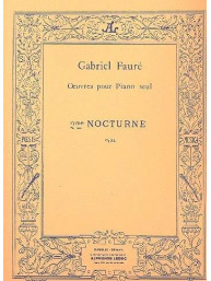 Gabriel Fauré: Nocturne N02 (noty na klavír)