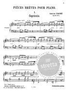 Gabriel Fauré: Pieces breves pour piano Op. 84 (noty na klavír)