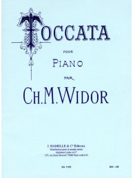 Charles-Marie Widor: Toccata - Extrait Symphonie 5 (noty na klavír)