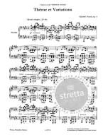 Gabriel Fauré: Théme et Variations Op. 73 pour piano seul (noty na klavír)