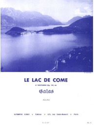 Giselle Galos: Lac De Come (noty na klavír)