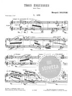 Masayuki Nagatomi: 3 Esquisses pour piano (noty na klavír)