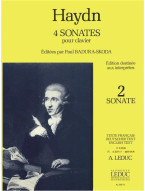 Joseph Haydn: Sonate n°2 Extrait de 4 Sonates Hob.16 (noty na klavír)