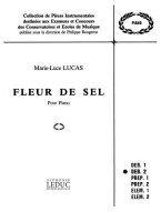 Marie-Luce Lucas: Fleur De Sel (noty na klavír)