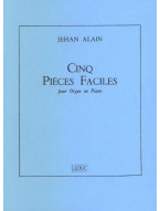 Jehan Alain: Cinq Pieces Faciles (noty na klavír)