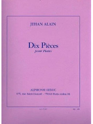 Jehan Alain: 10 Pieces (noty na klavír)