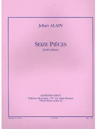 Jehan Alain: 16 Pieces (noty na klavír)