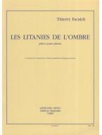 Thierry Escaich: Litanies De L'Ombre (noty na klavír)