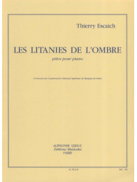 Thierry Escaich: Litanies De L'Ombre (noty na klavír)
