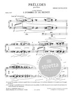 Henri Dutilleux: 3 Préludes pour piano (noty na klavír)