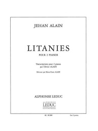 Jehan Alain: Litanies (noty na čtyřruční klavír)