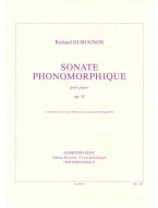 Richard Dubugnon: Sonate Phonomorphique Op.33 (noty na klavír)