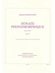 Richard Dubugnon: Sonate Phonomorphique Op.33 (noty na klavír)