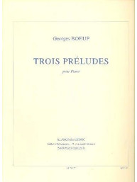 Georges Boeuf: Trois Preludes (noty na klavír)