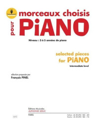 Francois Pinel: Morceaux choisis pour Piano (noty na klavír)(+audio)