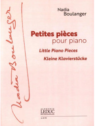 Nadia Boulanger: Petites Piéces pour Piano (noty na klavír)