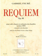 Gabriel Fauré: Requiem op. 48 - Version 1893 - SATB (noty na sborový zpěv, klavír)