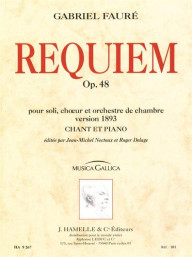 Gabriel Fauré: Requiem op. 48 - Version 1893 - SATB (noty na sborový zpěv, klavír)