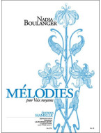 Nadia Boulanger: Mélodies pour Voix moyenne Volume 1 (noty na klavír, zpěv)
