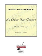 Johann Sebastian Bach: Clavier Bien Tempere (noty na klavír)