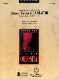 Hans Zimmer: Music from Gladiator (noty pro symfonický orchestr, party, partitura)