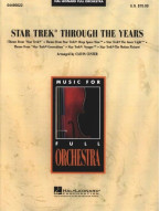 Star Trek Through the Years (noty pro symfonický orchestr, party, partitura)